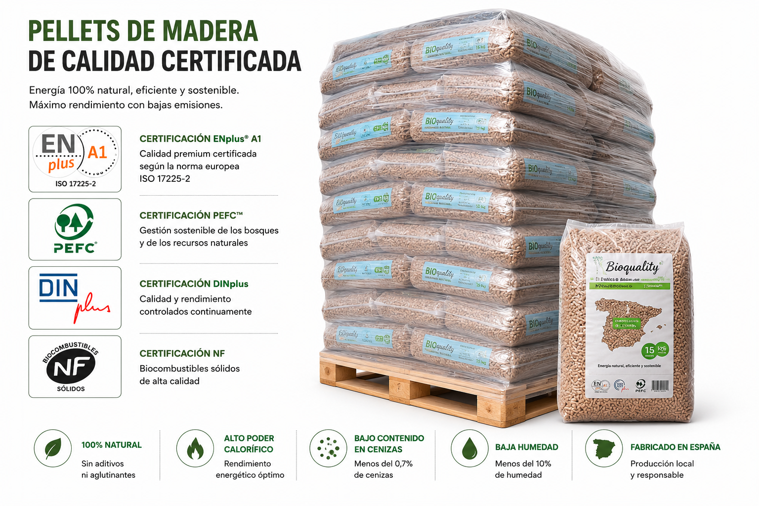 Burpellet – palet 72 sacos