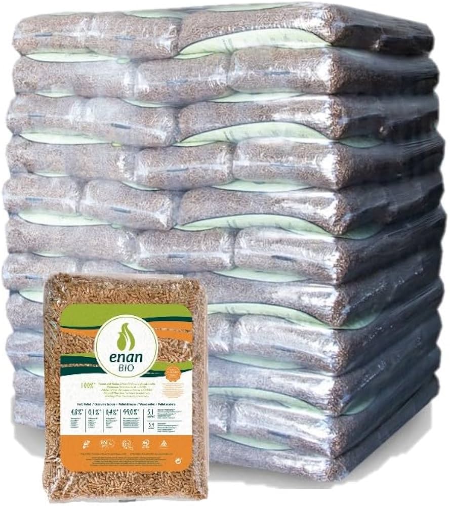 Pellets ENAN Bio – Palet 1.050 kg (70×15 kg) ENplus A1