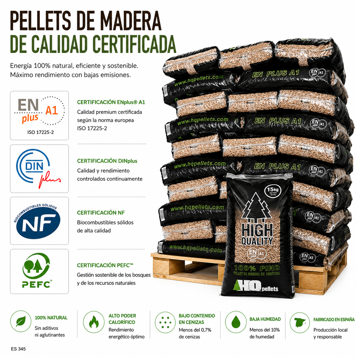 Hq pellet – 70 sacos
