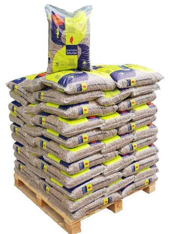 Pellets Asturias – Palet 1.080 kg (72×15 kg) ENplus